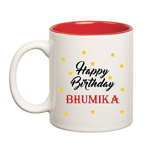 buy huppme happy birthday bhumika inner red mug features price reviews online in india justdial huppme happy birthday bhumika inner red mug