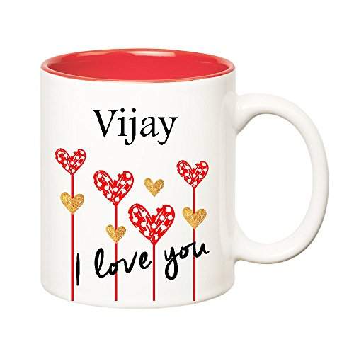 Buy Huppme I Love You Vijay Inner Red Ceramic Mug 350 Ml Features Price Reviews Online In India Justdial Deepak vijay photography, bangalore, india. huppme i love you vijay inner red ceramic mug 350 ml