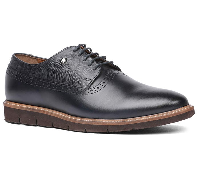 Hush Puppies Black Formal Shoes For Men [F82490400000FE] in Kota
