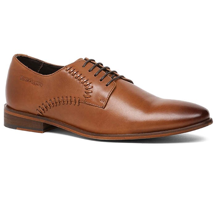 Hush Puppies Brown Men's Formal Shoes (Size: 8, F824305100) in