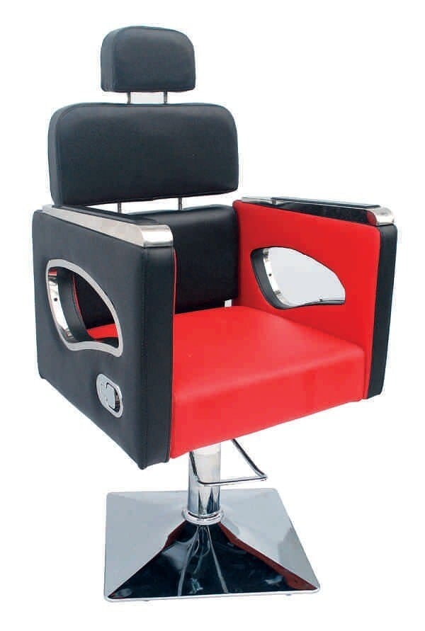 Hydraulic Salon Chair (Red and Black) in Kolkata at ₹ 6,000
