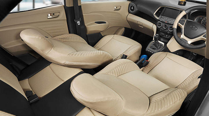 Beige Santro 2018 Seat Cover Rear Seat New Santro 2018 Seat Cover