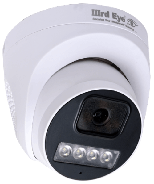 IIIrd Eye Dome 4MP IP Full HD (Colour) Inbuilt Mic CCTV Camera in