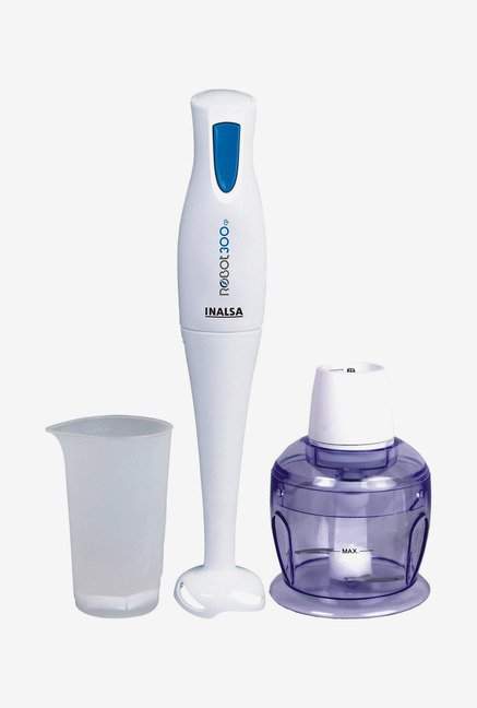 INALSA Robot 300CP 300 Watts Hand Blender (White, Blue) in Delhi