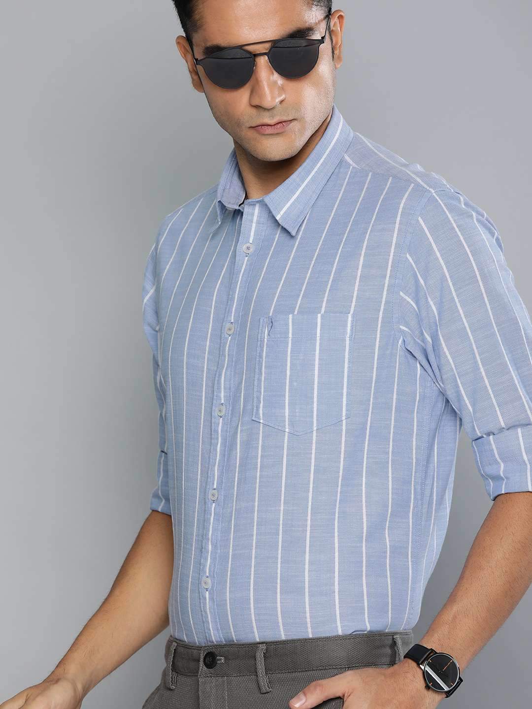 Indian Terrain ITMSH02020INKLS Mens Ink 