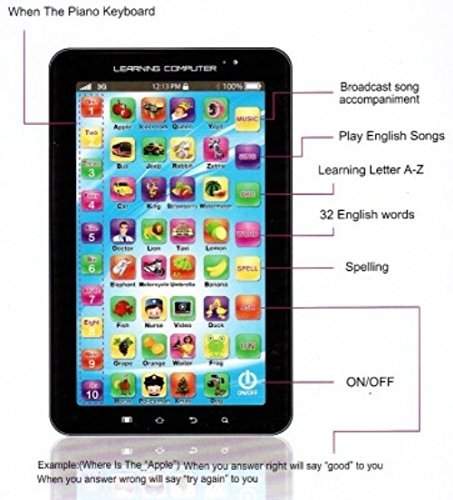 Buy Indokids Alfa Mart New P1000 Kids Educational Learning Tablet Computer P1000 Multicolor Large Features Price Reviews Online In India Justdial