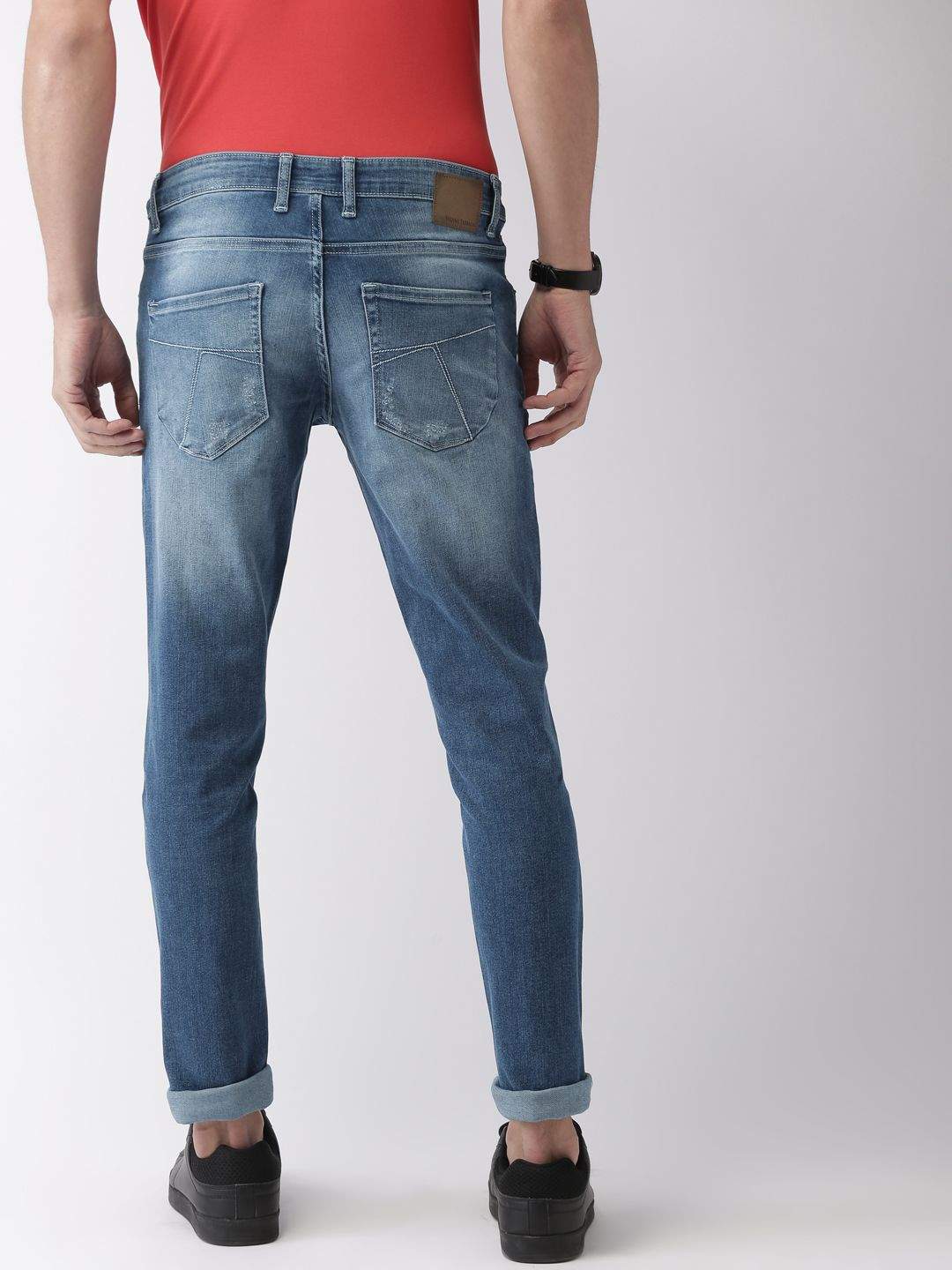 Indian Terrain Men's Blue Light Wash 