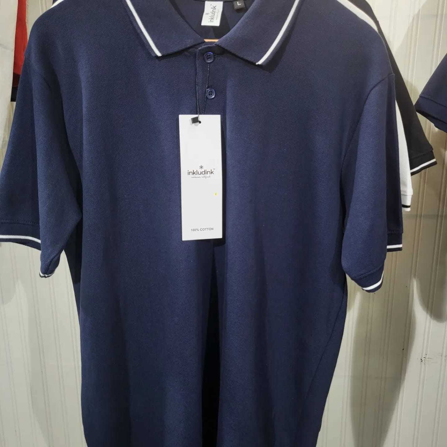 Inkludink Blue Cotton Biowash T shirt in Delhi at ₹ 350 Pc by