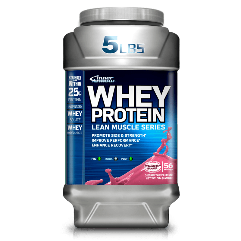 Inner Armour Whey Protein Powder (Strawberry Banana) in Kurukshetra at best price by Muscle Fuel Station