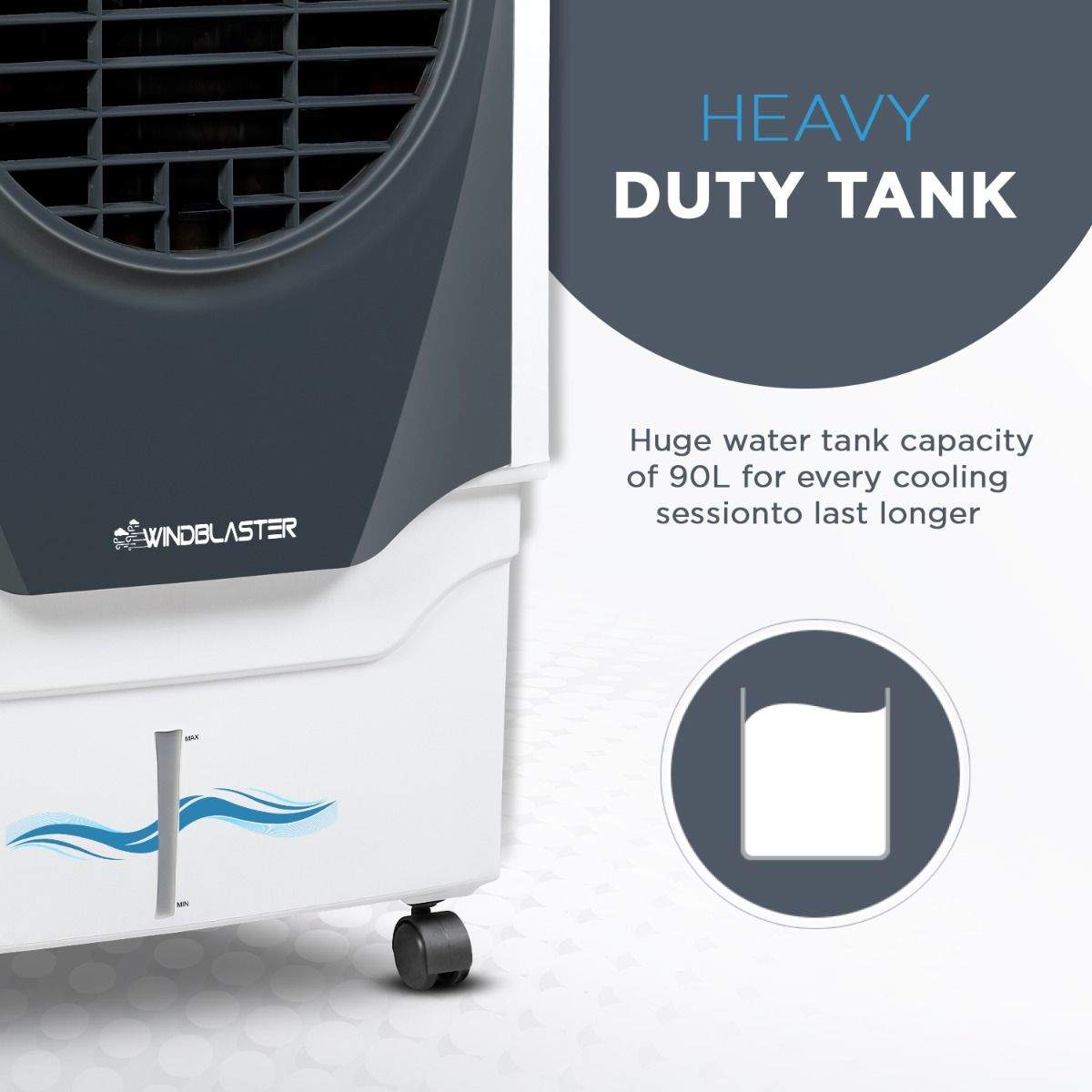 INTEX Windblaster 90HC 90L Desert Cooler with Honeycomb Pads in