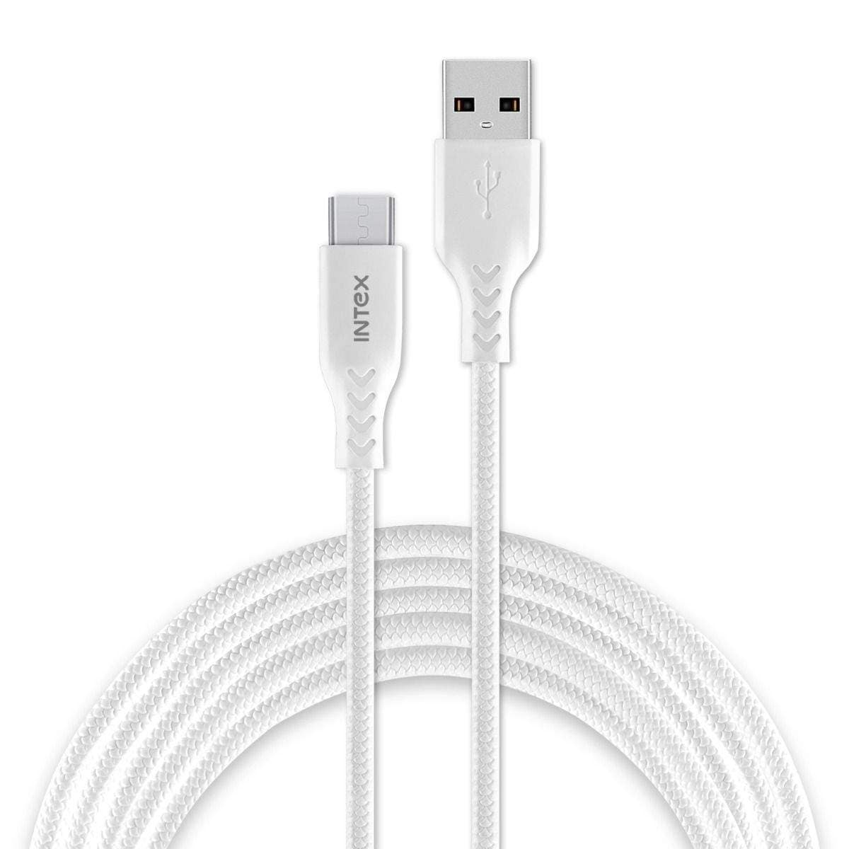 INTEX Speed 3A Output Tyle C Cable mtr (White) in