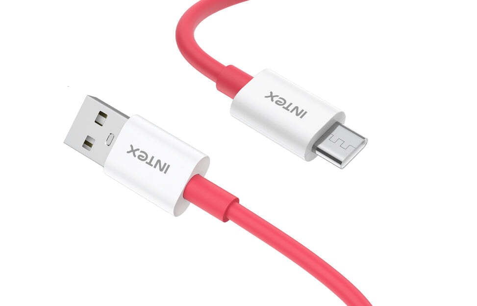 INTEX Speed TFE with Premium 65 Watts Type-C Cable (Red) in