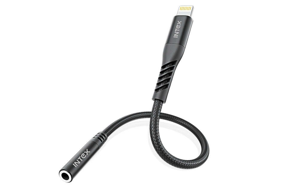 INTEX Speed Lightning to AUX Connector (Black) in Delhi at