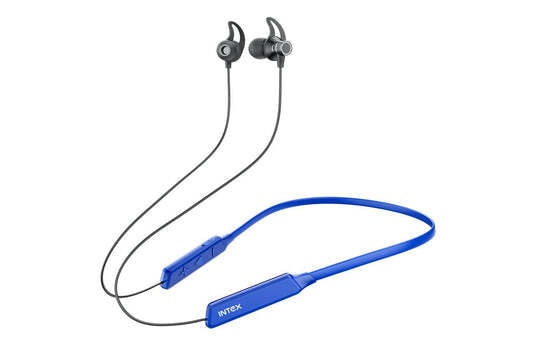 INTEX Musique Trend Neckband Bluetooth Earphones (Royal Blue) in