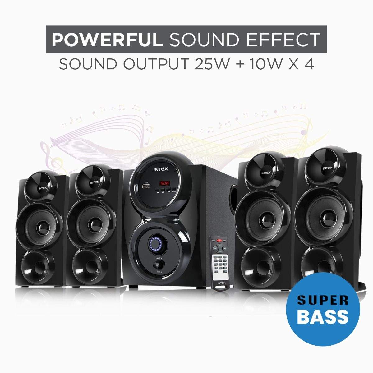 Cloud Tufb Intex Home Theatre For Led Tv INTEX IT 2650 DIGI PLUS