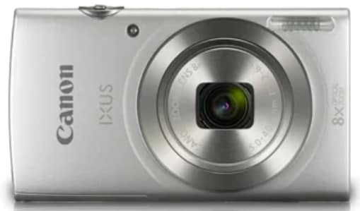 CANON IXUS 175 Digital Camera (Silver) with 8GB Memory Card and