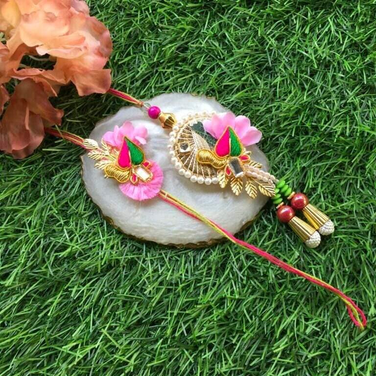 J0236 Lumba Rakhi Set in Indore at ₹ 200 Unit by Utsav Rakhi