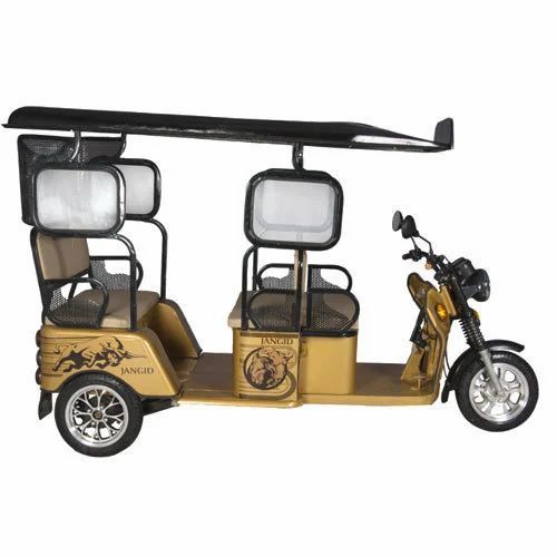 Jangid Battery Operated Auto Rickshaw Brown, Seater in Ludhiana