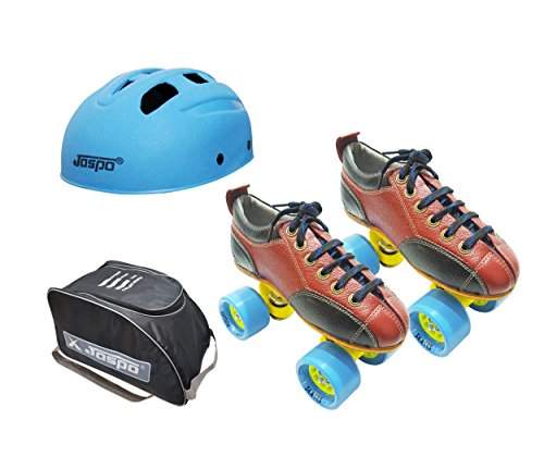 Buy Jaspo Hail Stone Dual Shoe Skate Combo Shoe Skates Helmet Bag Size 9 Uk Age 16 Yrs Amp Above Features Price Reviews Online In India Justdial