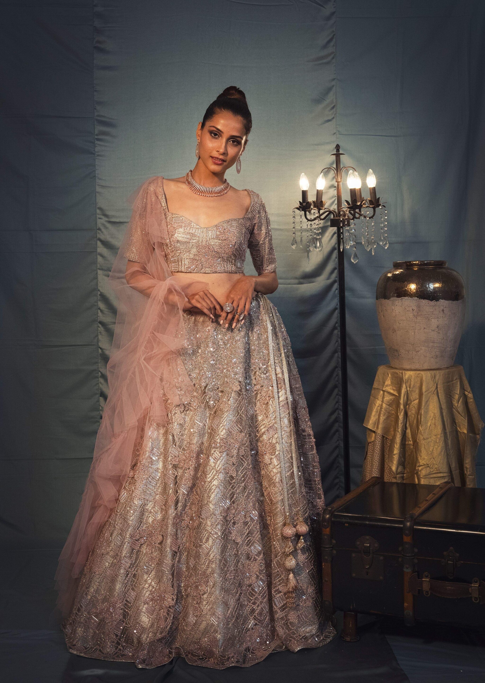 Jesal Vora JV-003 Embroidered Lehenga (S) in Nagpur at ₹ 87,300