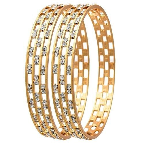 Gold & Diamond Fusion Bangle
