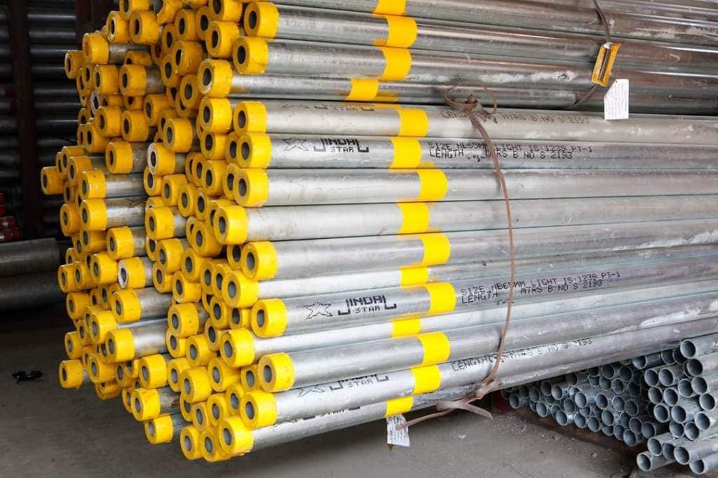 Jindal GI Pipe in Varanasi at best price by Garba Steels Pvt Ltd Justdial