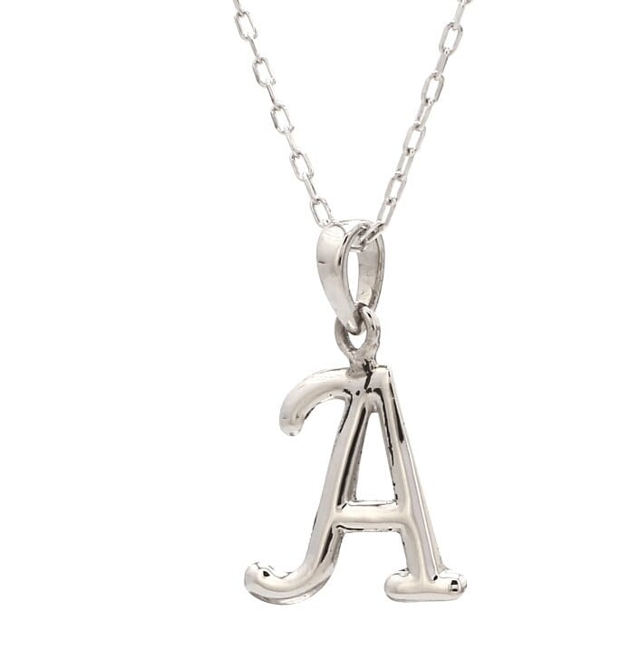 JL PT P Lightweight Alphabet Platinum Pendant in Jaipur at