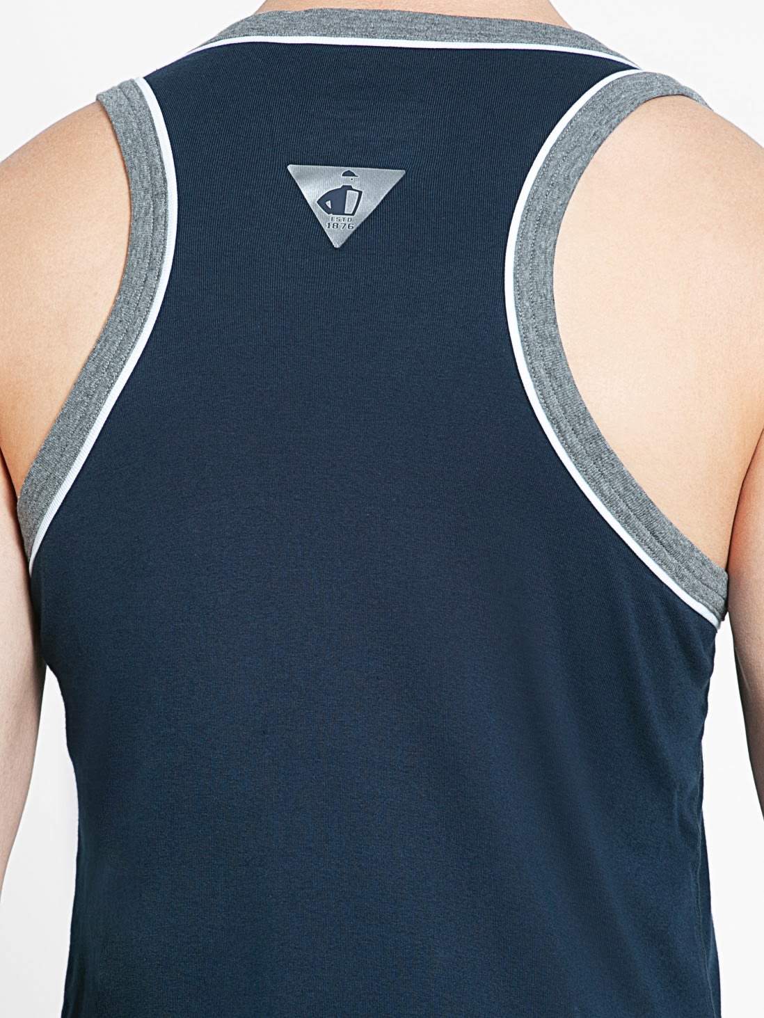 Jockey 9925 Fashion Power Vest S (Navy, Grey Melange) in Bangalore