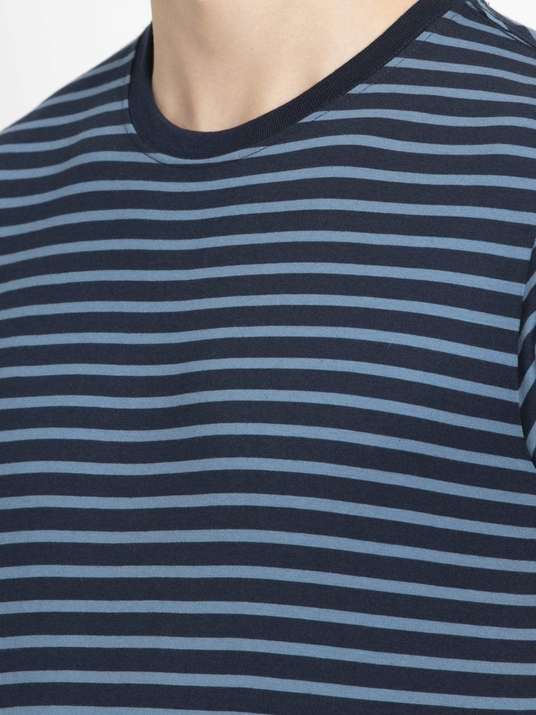 Jockey Navy \u0026 Steller Crew Neck T-shirt 