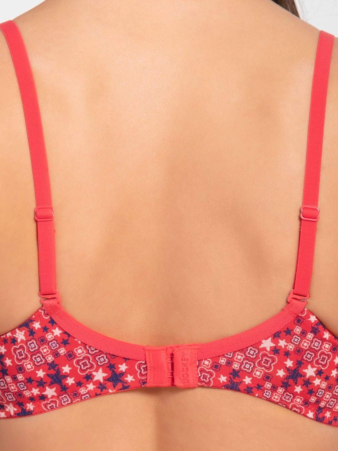 Jockey UL54 Seamless Wirefree Non Padded Cross back Bra with