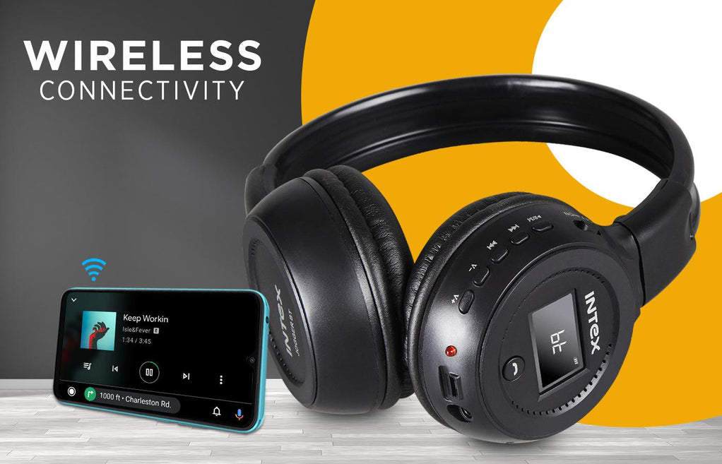 Bluetooth Headphone Intex Headphones Wired INTEX Jogger Bt Over