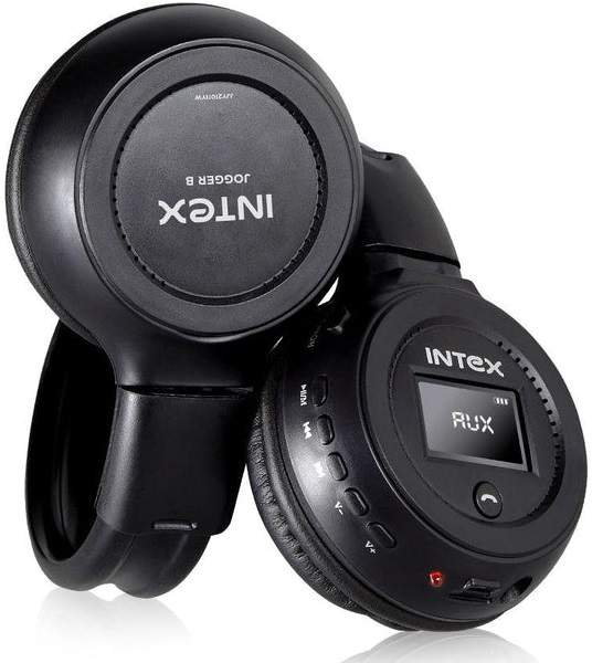 INTEX Jogger Bt Over the Ear Wireless Headphone Black in Bangalore