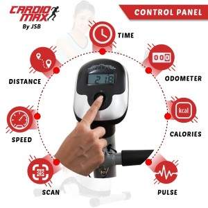 JSB Cardio Max HF73 Magnetic Exercise Cycle for Home Gym (With - Main Image