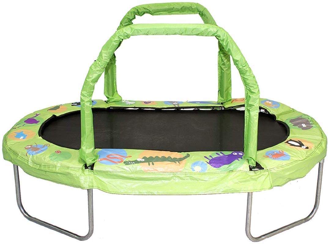 Jumpking Mini Oval Trampoline With Green Pad (White) in Kasaragod