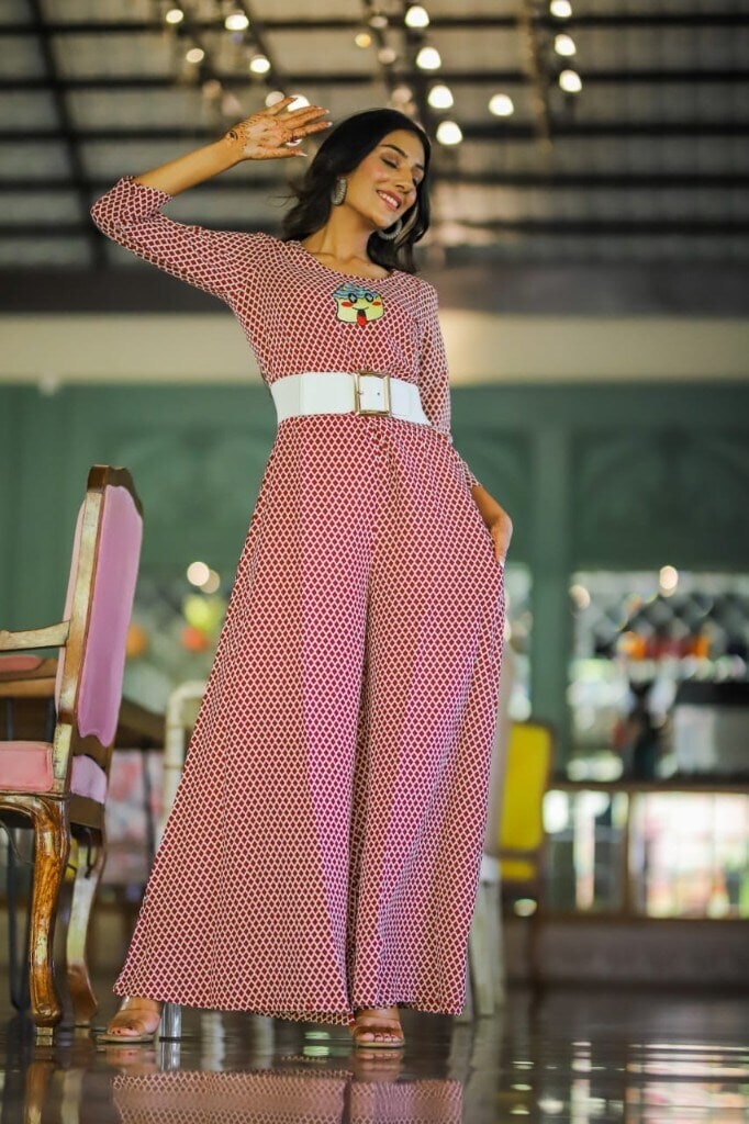 Jumpsuit With Belt in Jaipur at ₹ 545 Pc by Swag Fashion Justdial