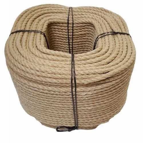 natural jute jute twisted rope Jute Rope Twisted, Length-150 M in Mumbai at ₹ 110 Kg by