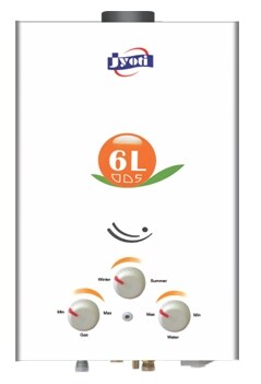 Jyoti Dlx 6 Litres Gas Geyser (1 Year) in Wardha at best price by SHREE SAI  SOLAR - Justdial