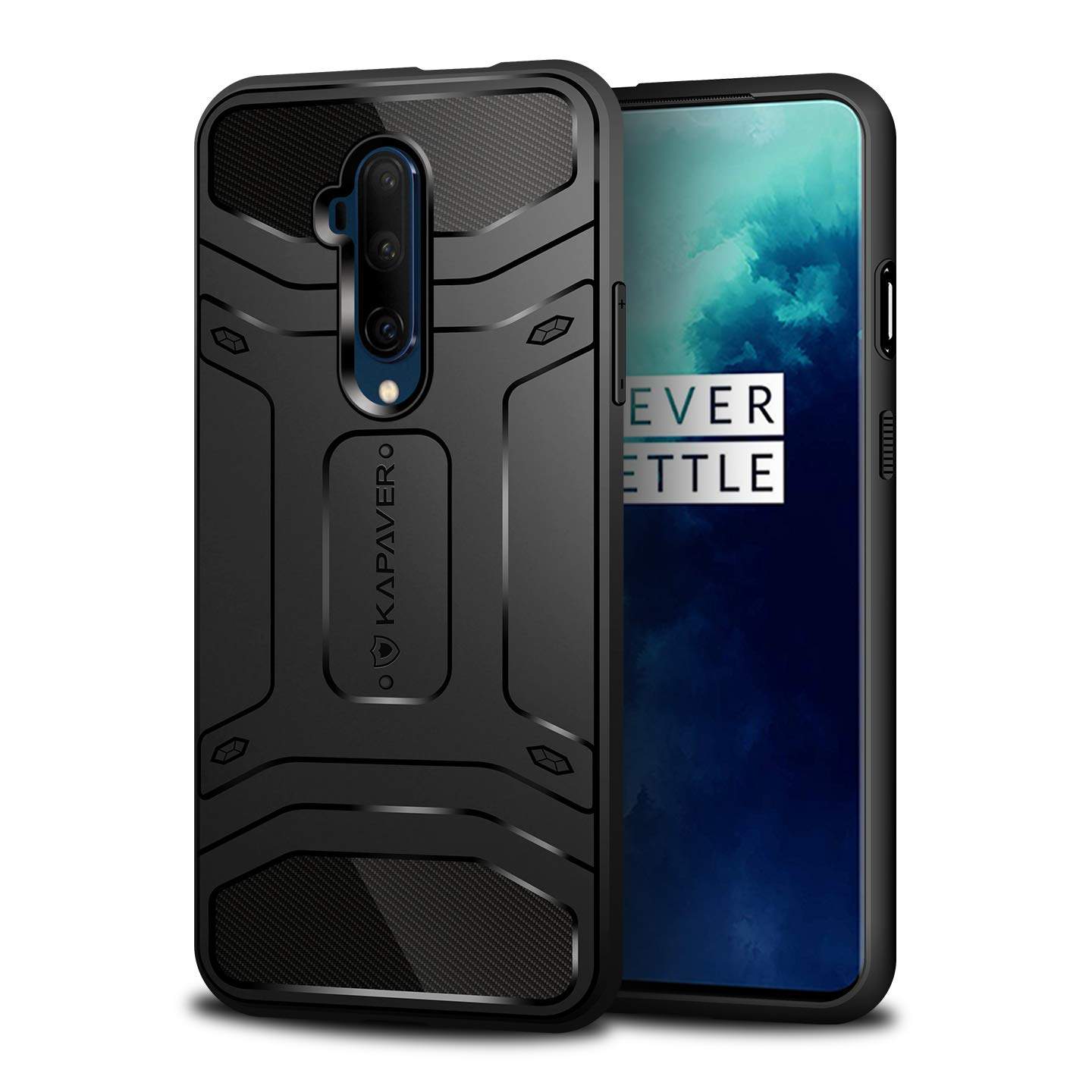 Kapaver OnePlus 7T Pro Rugged Back Cover Case MIL-STD 810G - Main Image