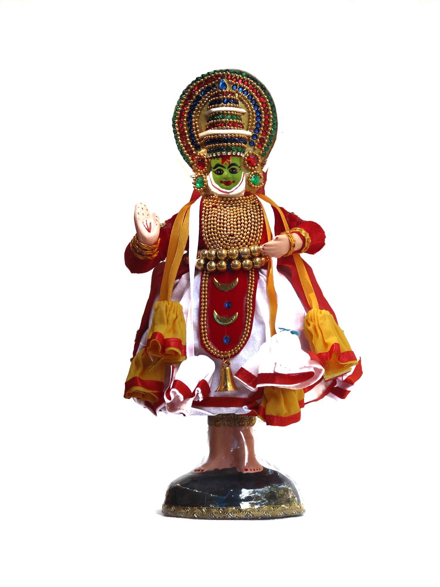 Oldest Doll In The World Kathakali Dancing Doll Made In Fibre-30