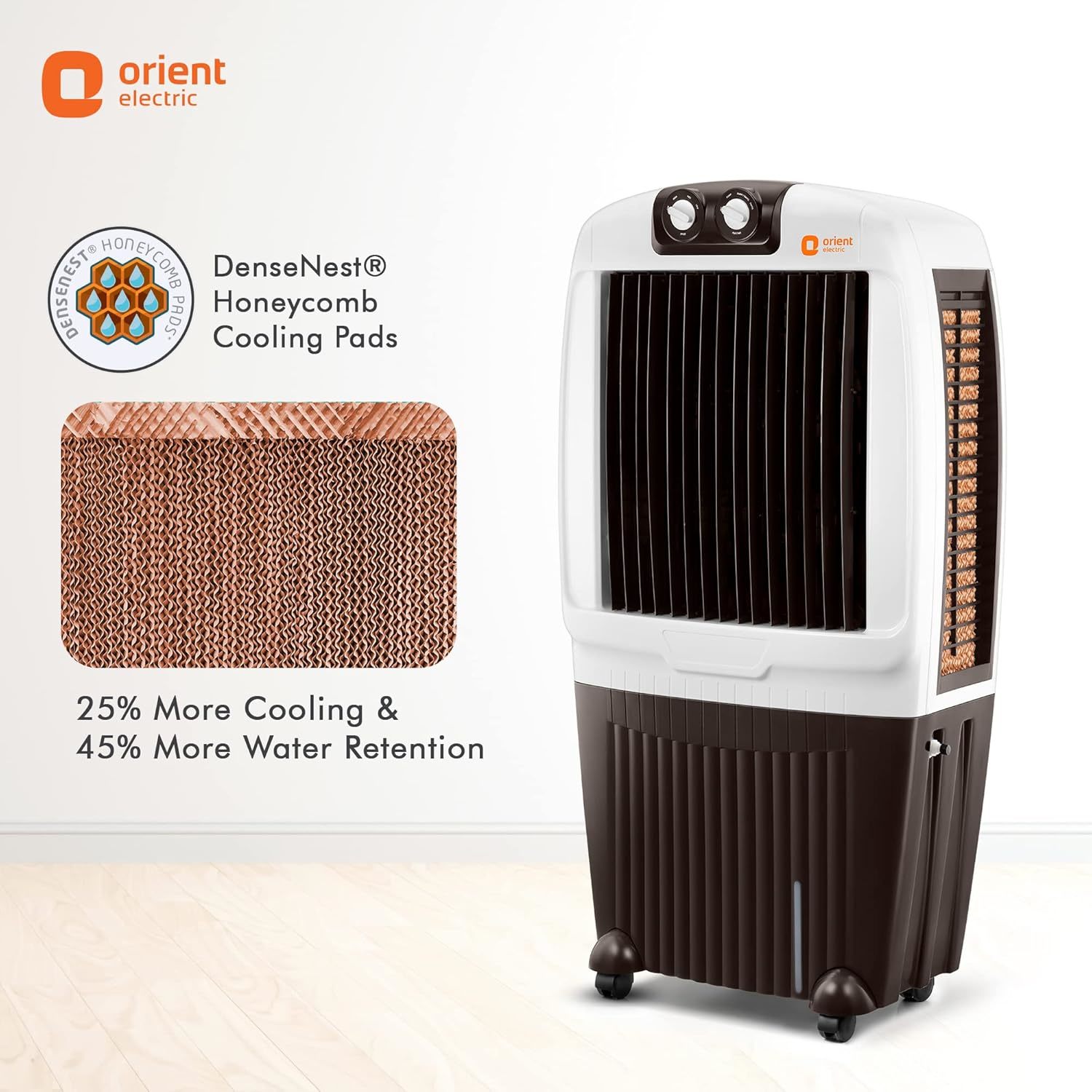 Orient Electric Ocean Air Desert Air Cooler (White, 70 Litres) in