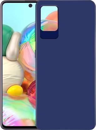 Hupshy Back Cover for Samsung Galaxy A71 (Blue, Grip Case