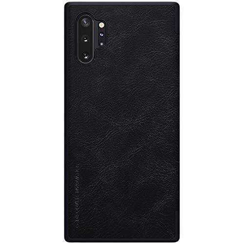 Nillkin Flip Cover For Samsung Galaxy Note 10 (Leather, Black) in