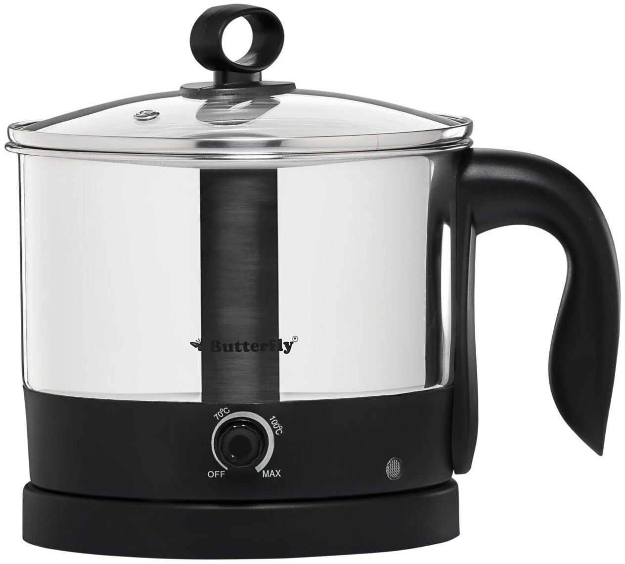 Butterfly Wave Multi Cooker Electric Kettle L, Silver with