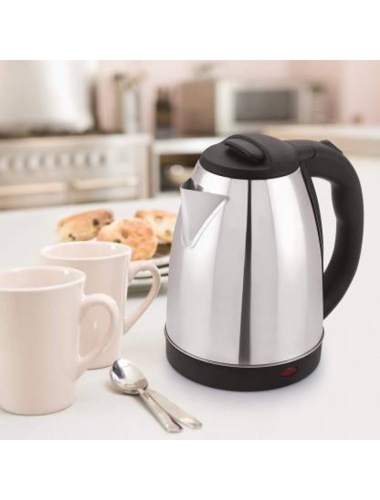 BMS Lifestyle Fast Boiling Tea Kettle Cordless Stainless Steel