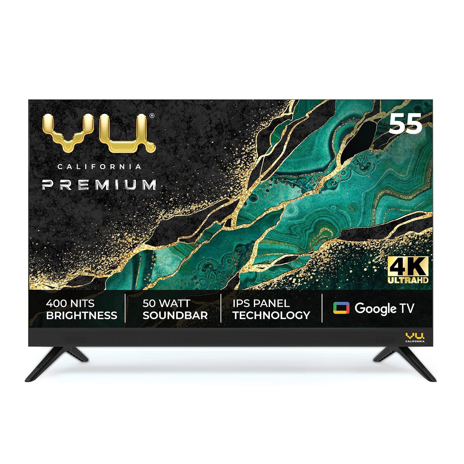 Vu 139 cm (55 Ultra HD (4K) LED Smart Android TV (55CA) in
