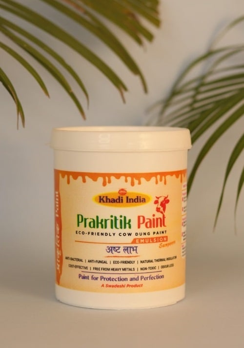 Khadi India Prakritik Eco Friendly Cow Dung Emulsion HQ Paint in Mysore at   279 / Kg by Shree Lakshmi Traders - Justdial