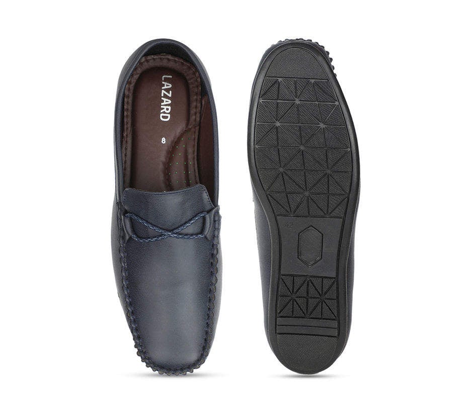 Khadim's 33505333590 Lazard Mens Casual Loafers (Navy) in Siliguri