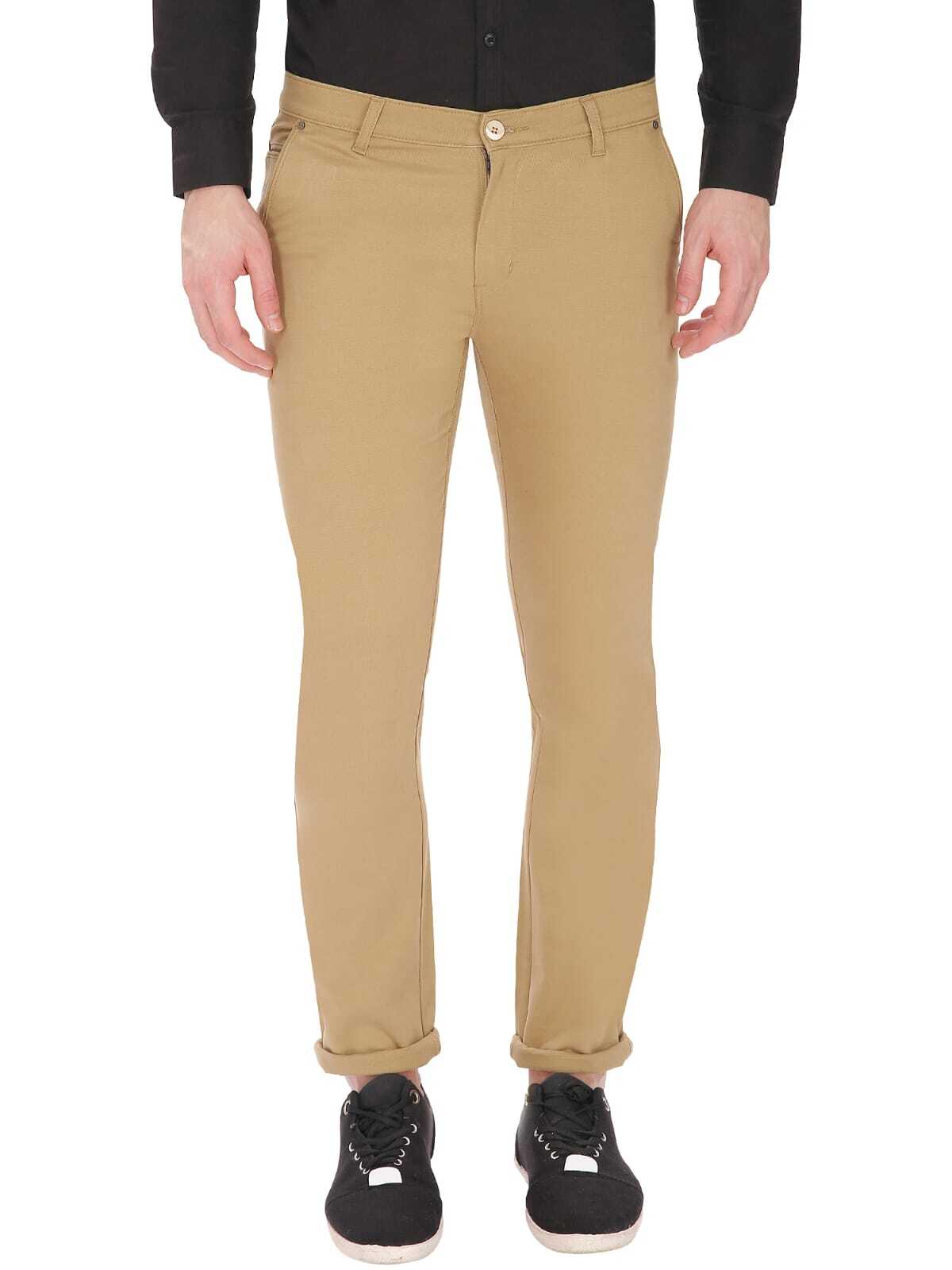 Khaki Men's Cotton Trouser in Delhi at ₹ 300 ₹ 500 Pc by