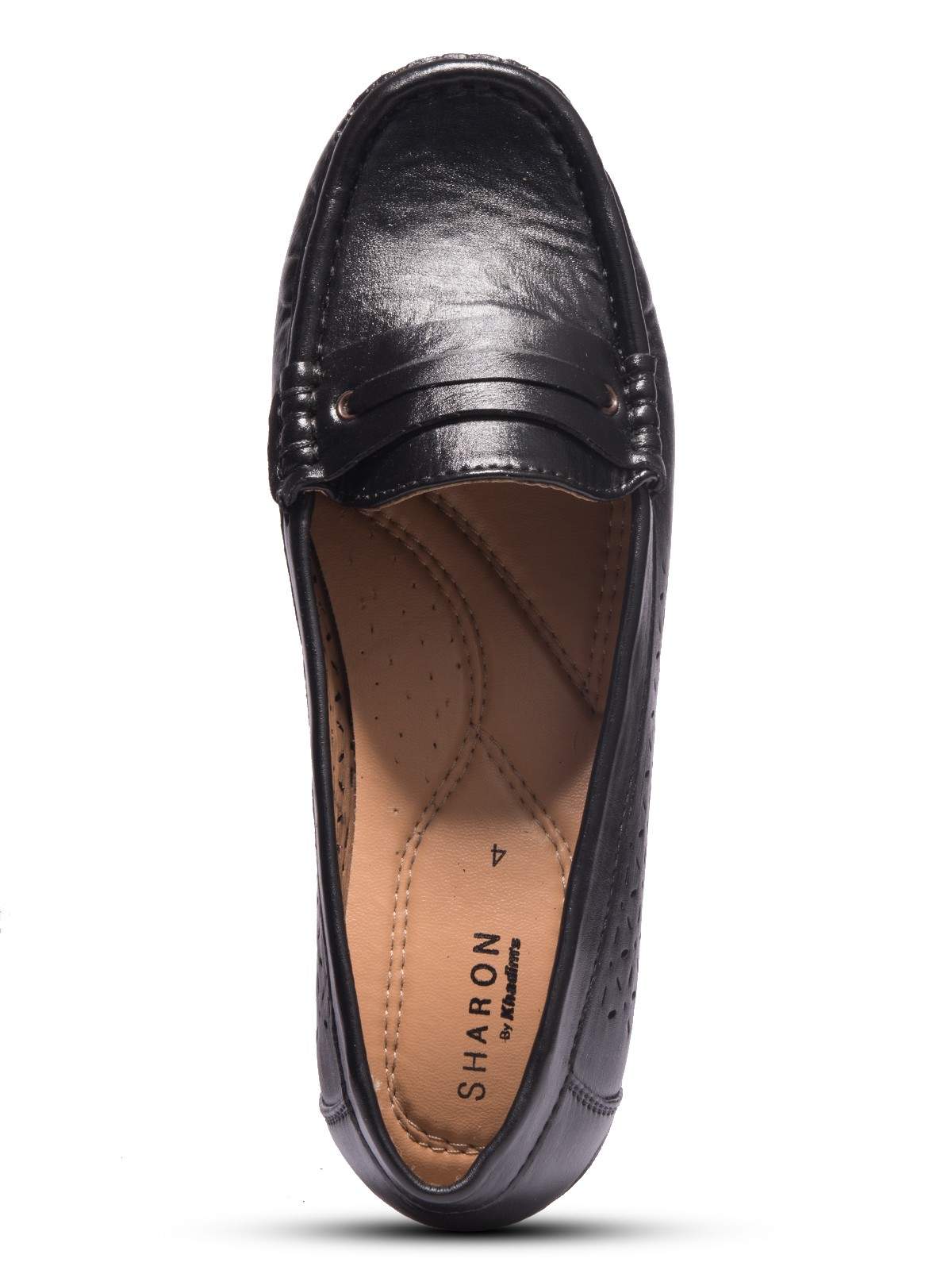 Khadim's Sharon Casual Women's Loafer Shoe (Size: 5, Black) in