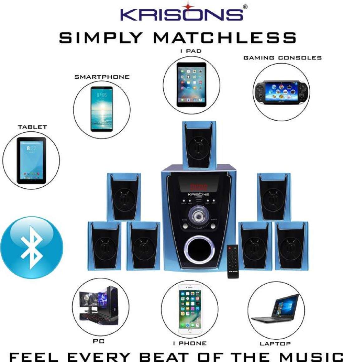 KRISONS Polo Home Cinema (Blue) in Delhi at ₹ 3,839